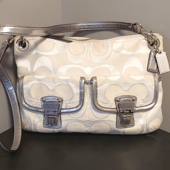 Coach Other - COACH Poppy Signature Sateen Hippie Convertible Crossbody Bag